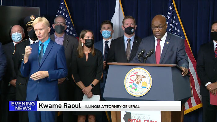 Illinois attorney general unveils new plan to protect retailers from organized crimes
